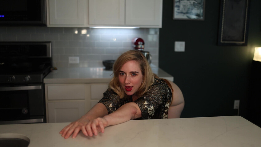 Claireotonin: Cumming for Him in Our Kitchen