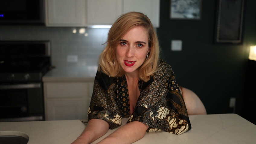 Claireotonin: Cumming for Him in Our Kitchen