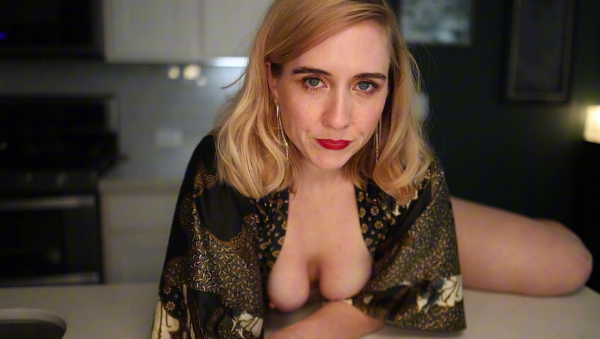 Claireotonin: Cumming for Him in Our Kitchen