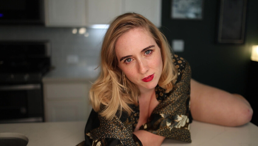 Claireotonin: Cumming for Him in Our Kitchen