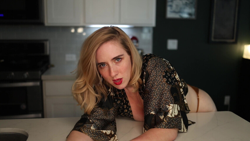 Claireotonin: Cumming for Him in Our Kitchen