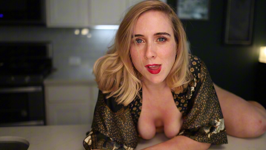 Claireotonin: Cumming for Him in Our Kitchen