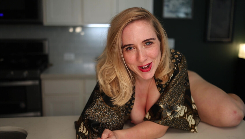 Claireotonin: Cumming for Him in Our Kitchen