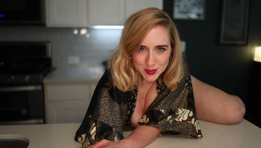 Claireotonin: Cumming for Him in Our Kitchen