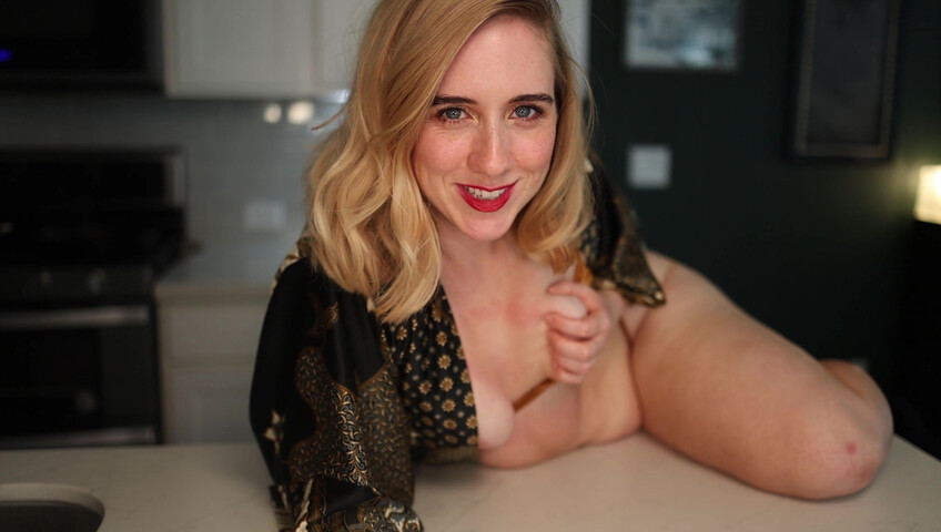 Claireotonin: Cumming for Him in Our Kitchen