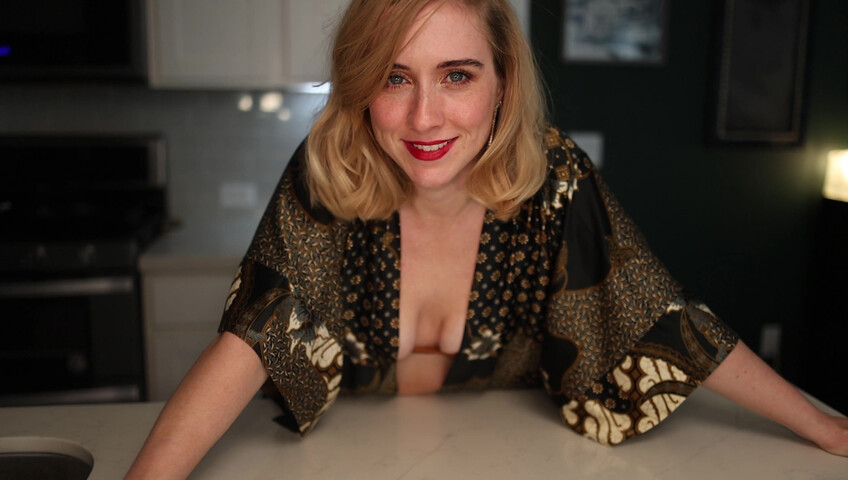 Claireotonin: Cumming for Him in Our Kitchen