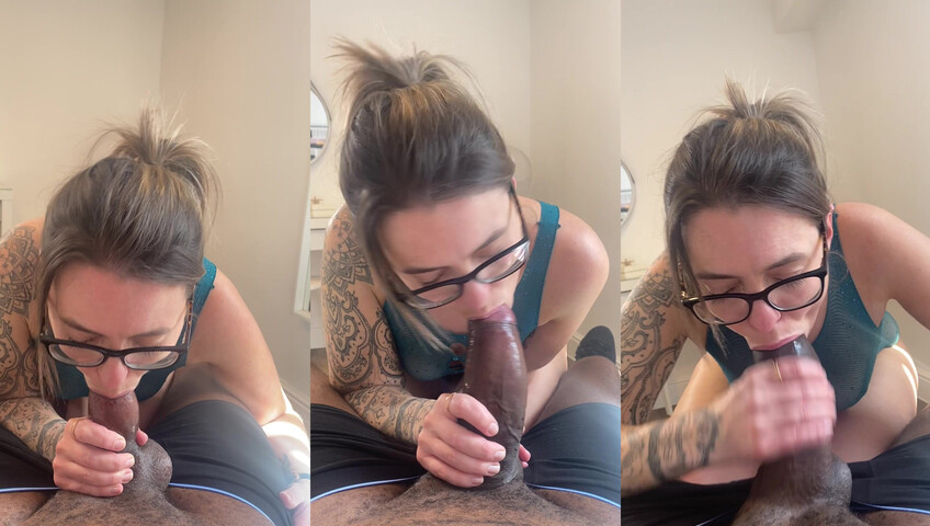 InnocentHotwife: Growing in her throat