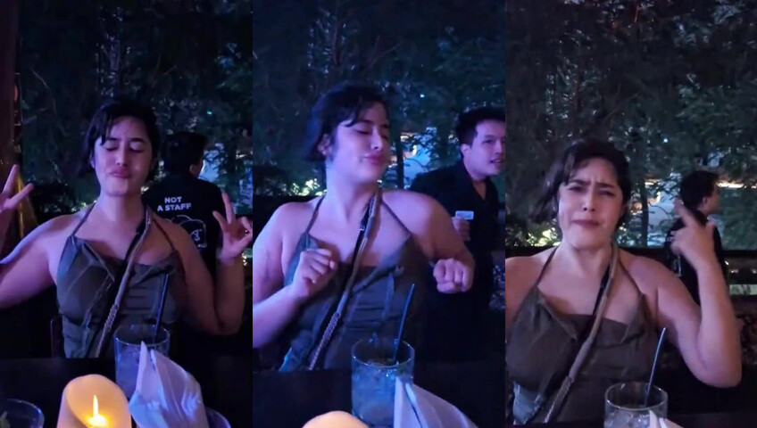 Elise Tran ASMR - Teasing her phat titties at the party