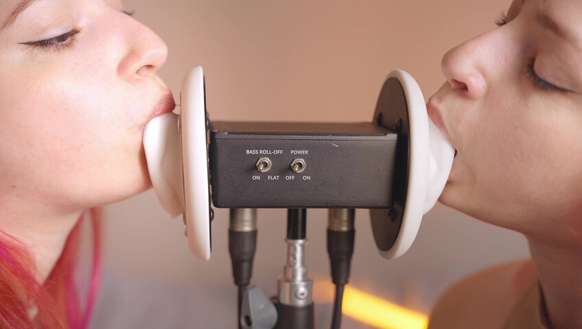 The Sounds of Girls - 28 December 2025 - ASMR Ultra Wet Sаliva Twins Ear Licking