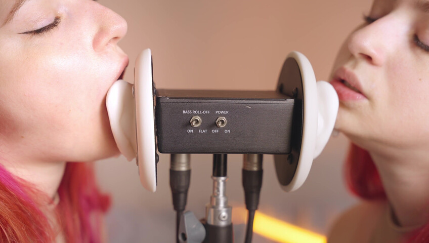 The Sounds of Girls - 28 December 2025 - ASMR Ultra Wet Sаliva Twins Ear Licking