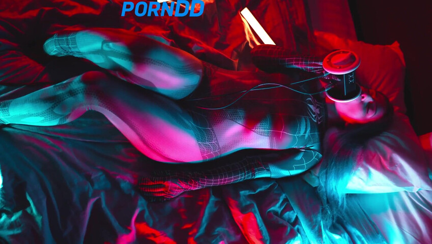 The Sounds of Girls - Horny ASMR Licking | Sexy Spider Woman Cosplay