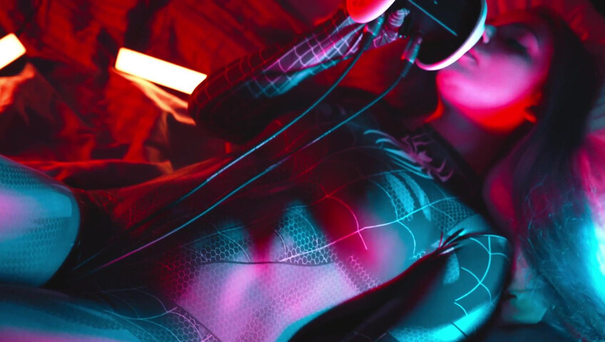 The Sounds of Girls - Horny ASMR Licking | Sexy Spider Woman Cosplay