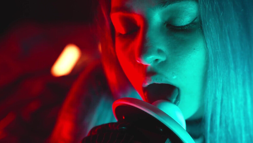 The Sounds of Girls - Horny ASMR Licking | Sexy Spider Woman Cosplay