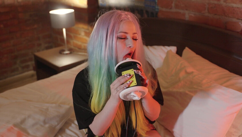 The Sounds of Girls - ASMR Ear Licking Moans in Underwear With Yori in Your Bedroom