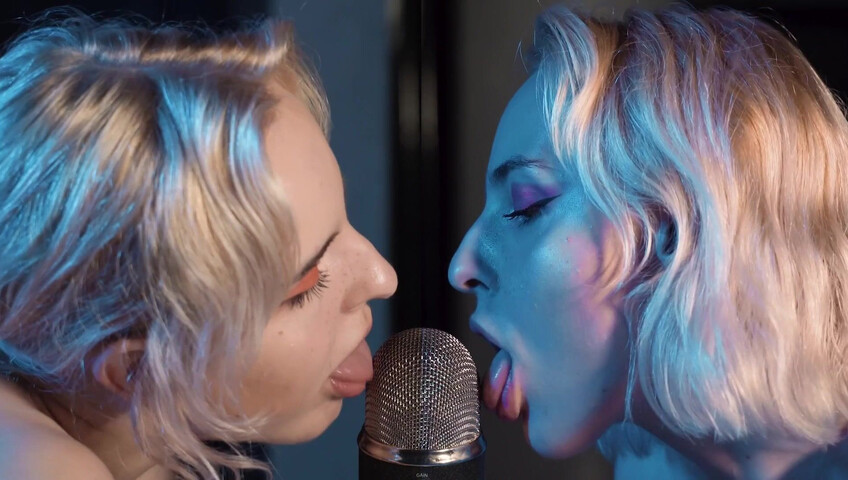 The Sounds of Girls - ASMR Double Licking Blue Yeti Mic