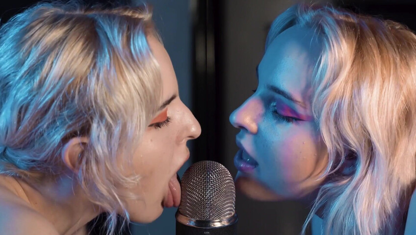 The Sounds of Girls - ASMR Double Licking Blue Yeti Mic