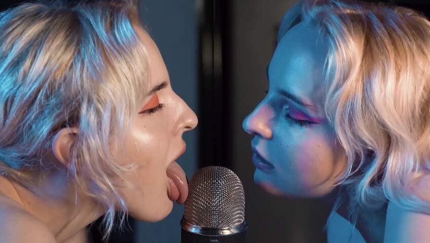 The Sounds of Girls - ASMR Double Licking Blue Yeti Mic