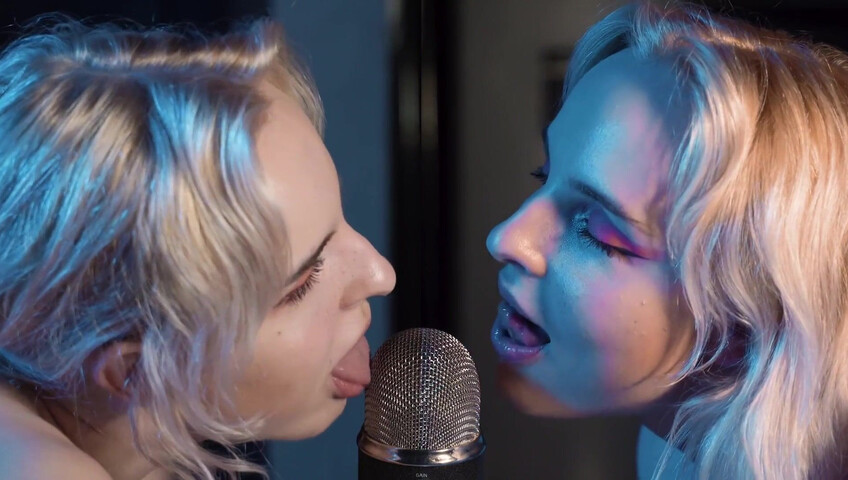 The Sounds of Girls - ASMR Double Licking Blue Yeti Mic