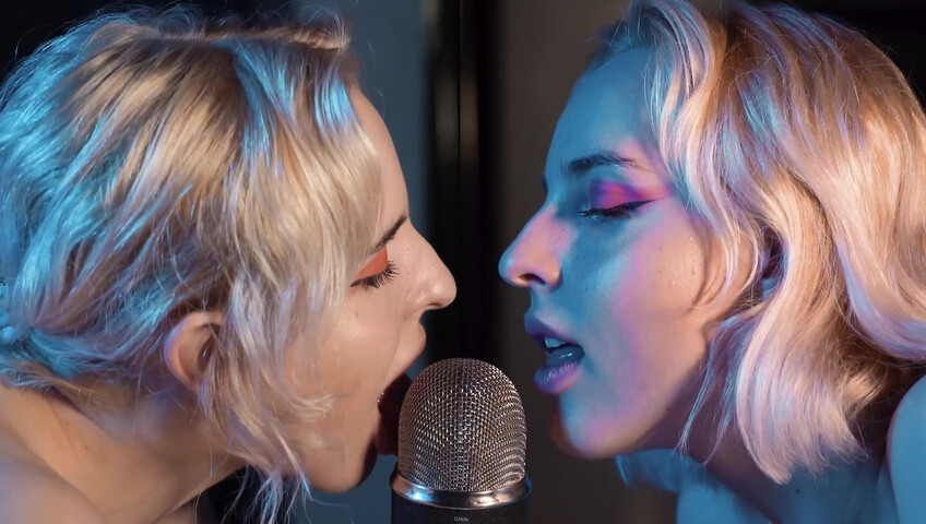The Sounds of Girls - ASMR Double Licking Blue Yeti Mic