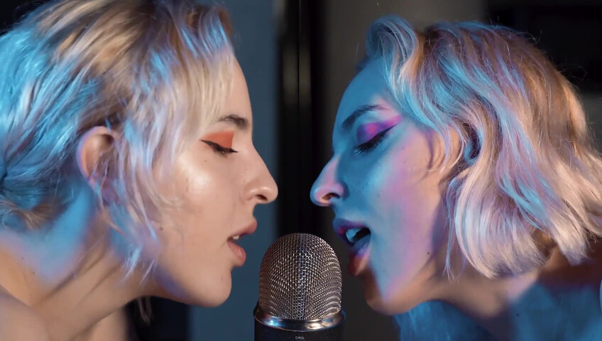 The Sounds of Girls - ASMR Double Licking Blue Yeti Mic