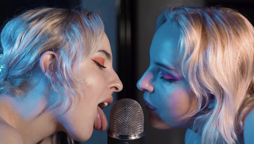 The Sounds of Girls - ASMR Double Licking Blue Yeti Mic