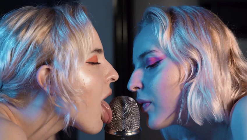The Sounds of Girls - ASMR Double Licking Blue Yeti Mic