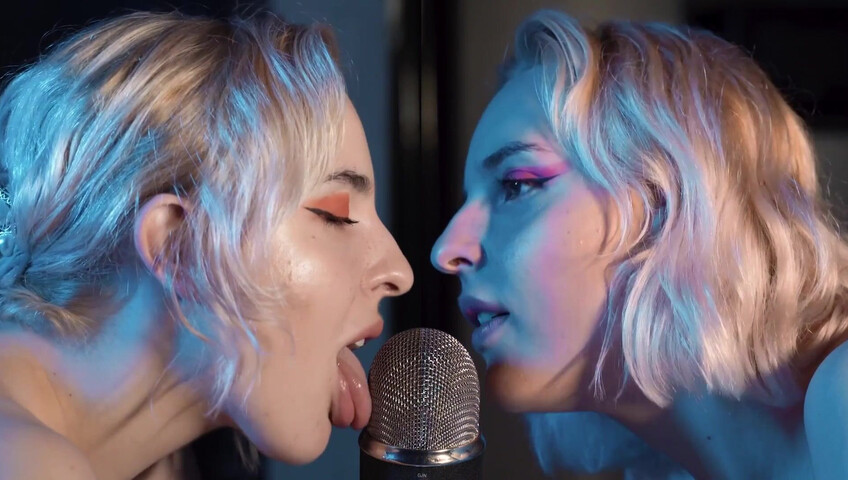 The Sounds of Girls - ASMR Double Licking Blue Yeti Mic