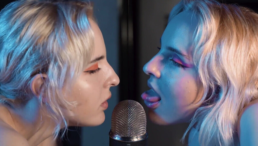 The Sounds of Girls - ASMR Double Licking Blue Yeti Mic