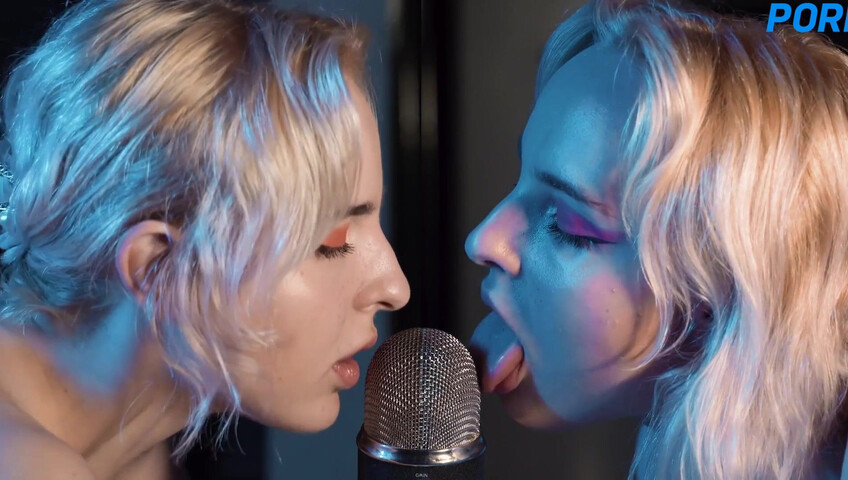 The Sounds of Girls - ASMR Double Licking Blue Yeti Mic