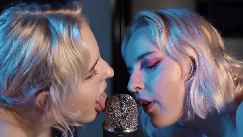 The Sounds of Girls - ASMR Double Licking Blue Yeti Mic