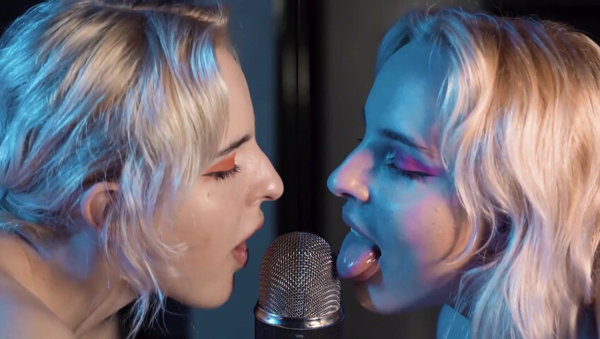 The Sounds of Girls - ASMR Double Licking Blue Yeti Mic