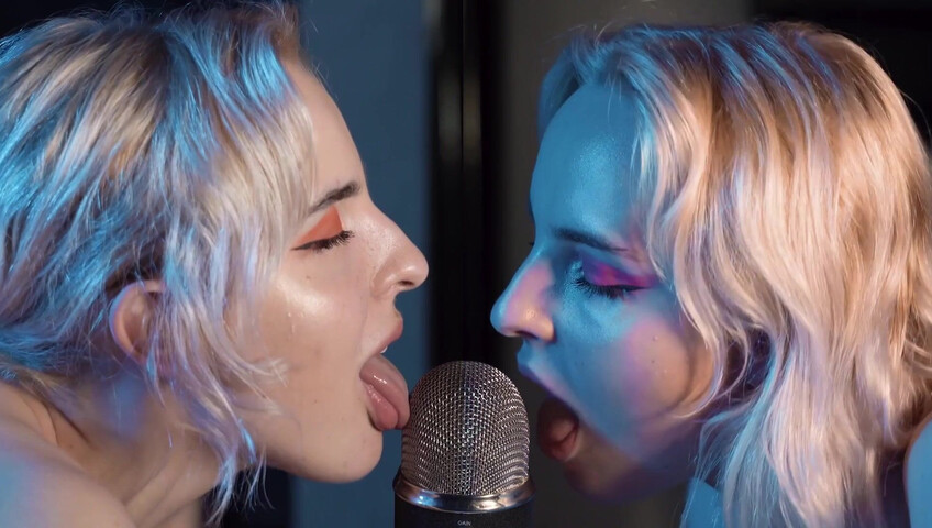 The Sounds of Girls - ASMR Double Licking Blue Yeti Mic