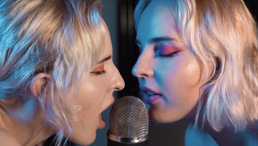 The Sounds of Girls - ASMR Double Licking Blue Yeti Mic