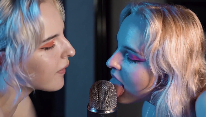 The Sounds of Girls - ASMR Double Licking Blue Yeti Mic