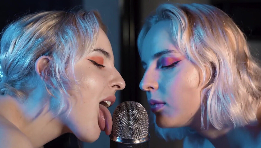 The Sounds of Girls - ASMR Double Licking Blue Yeti Mic