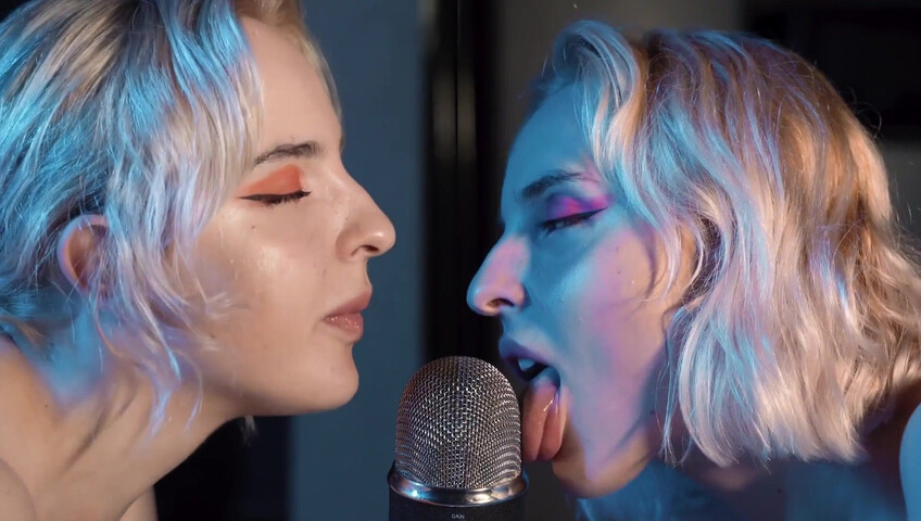 The Sounds of Girls - ASMR Double Licking Blue Yeti Mic