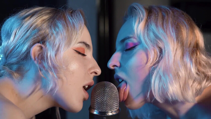 The Sounds of Girls - ASMR Double Licking Blue Yeti Mic