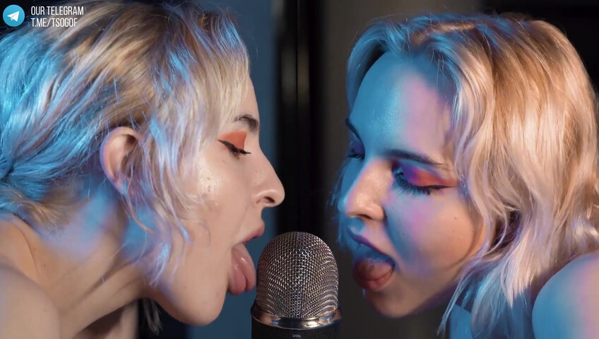 The Sounds of Girls - ASMR Double Licking Blue Yeti Mic