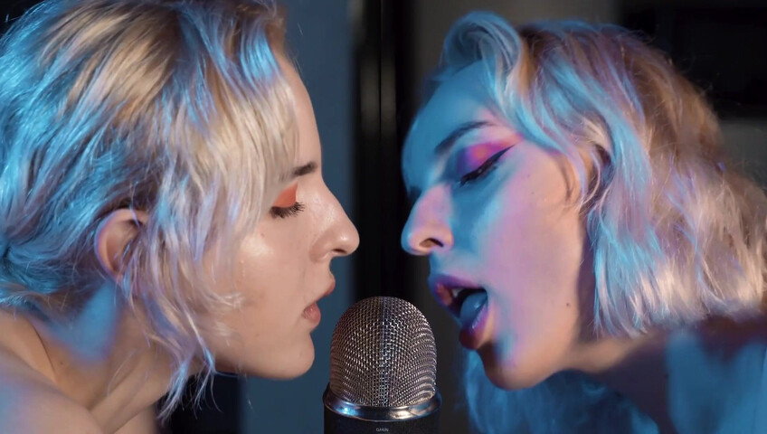 The Sounds of Girls - ASMR Double Licking Blue Yeti Mic