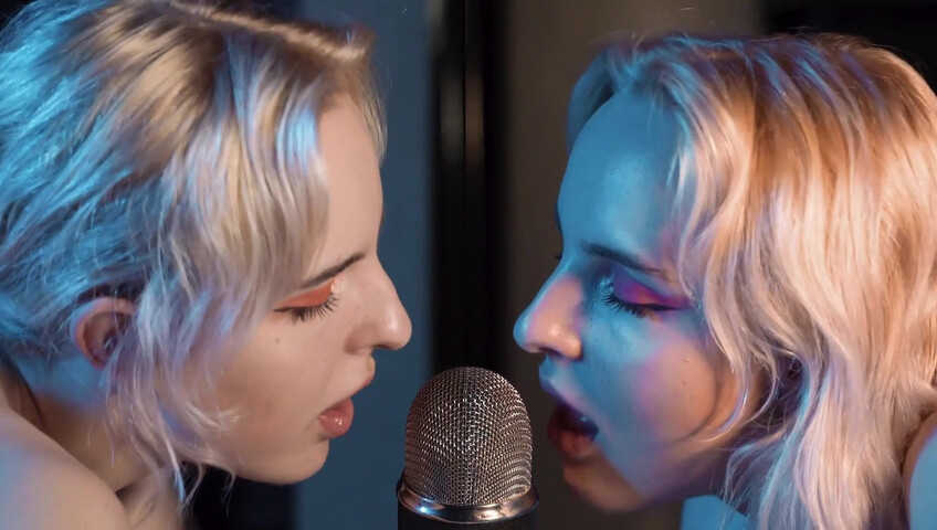 The Sounds of Girls - ASMR Double Licking Blue Yeti Mic