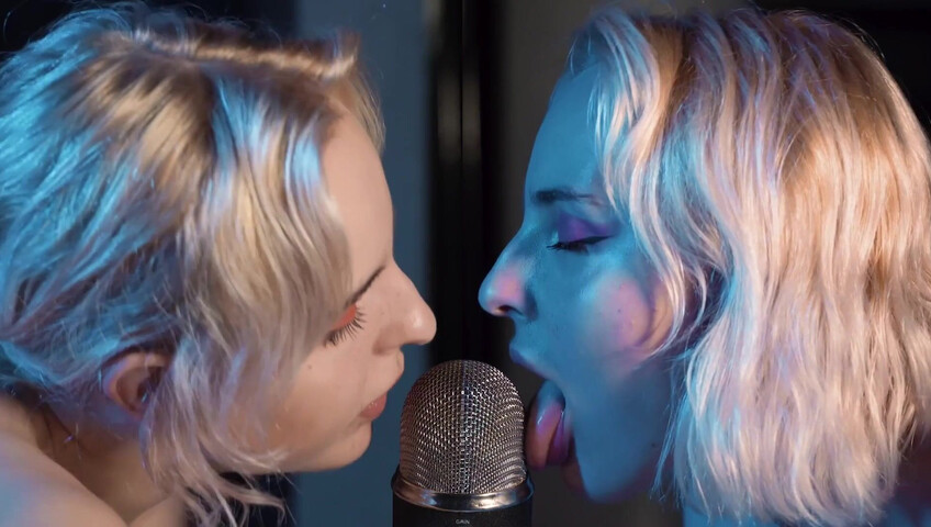 The Sounds of Girls - ASMR Double Licking Blue Yeti Mic
