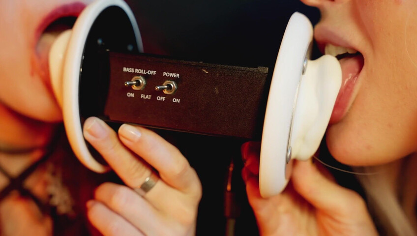 The Sounds of Girls - ASMR 2 Girls | Vampire + White Elf Sensually Licking Your Ears