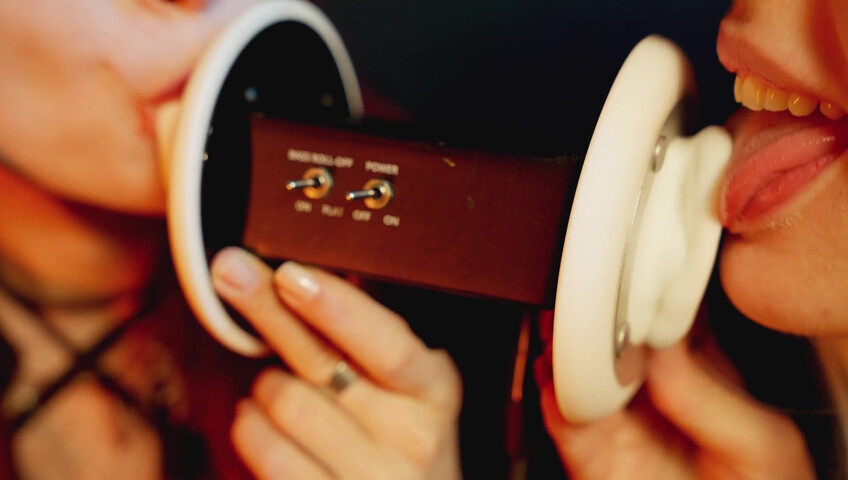 The Sounds of Girls - ASMR 2 Girls | Vampire + White Elf Sensually Licking Your Ears