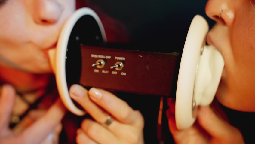 The Sounds of Girls - ASMR 2 Girls | Vampire + White Elf Sensually Licking Your Ears