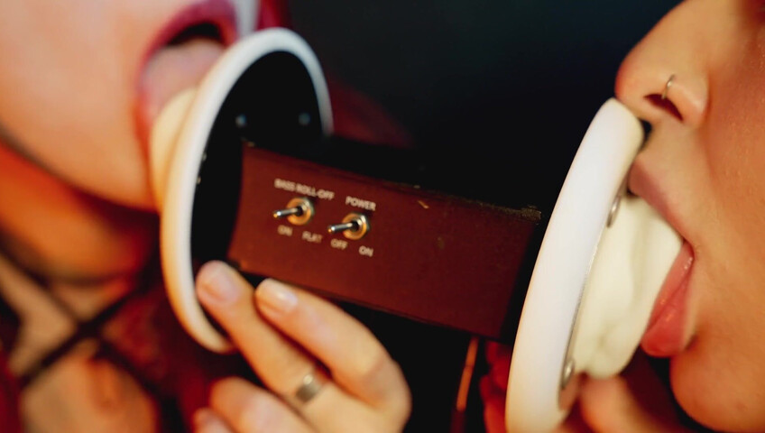 The Sounds of Girls - ASMR 2 Girls | Vampire + White Elf Sensually Licking Your Ears