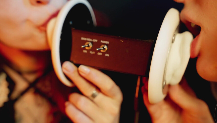 The Sounds of Girls - ASMR 2 Girls | Vampire + White Elf Sensually Licking Your Ears