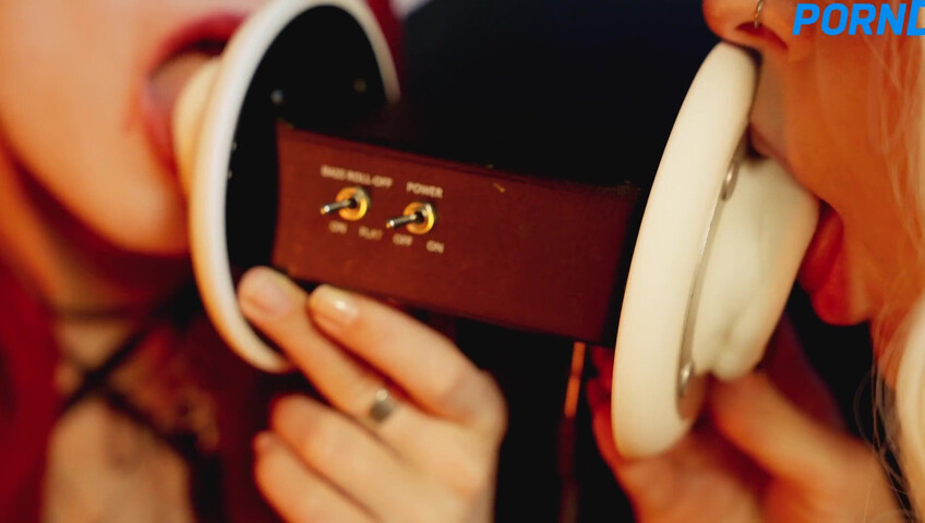 The Sounds of Girls - ASMR 2 Girls | Vampire + White Elf Sensually Licking Your Ears