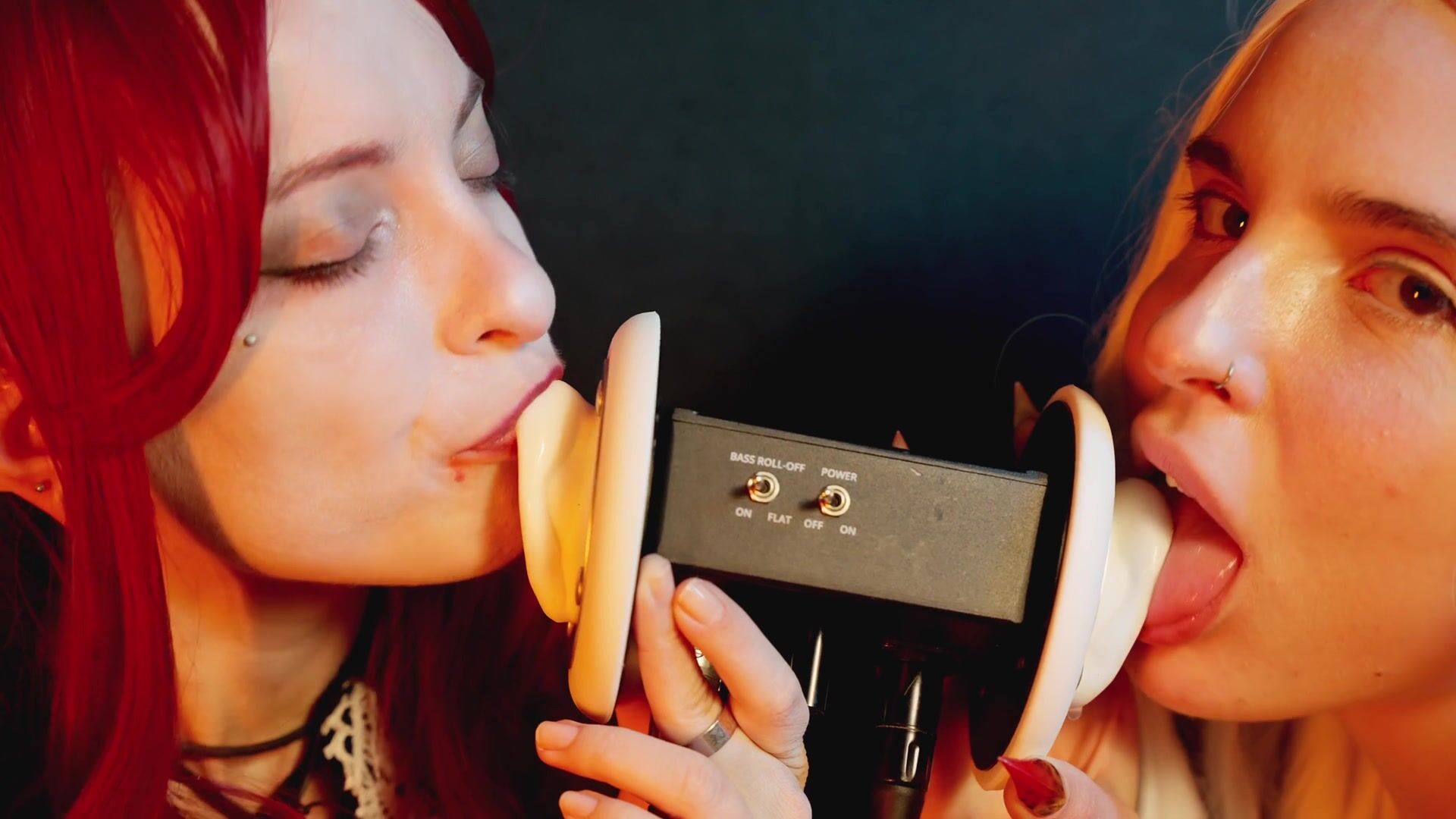 The Sounds of Girls - ASMR 2 Girls | Vampire + White Elf Sensually Licking Your Ears