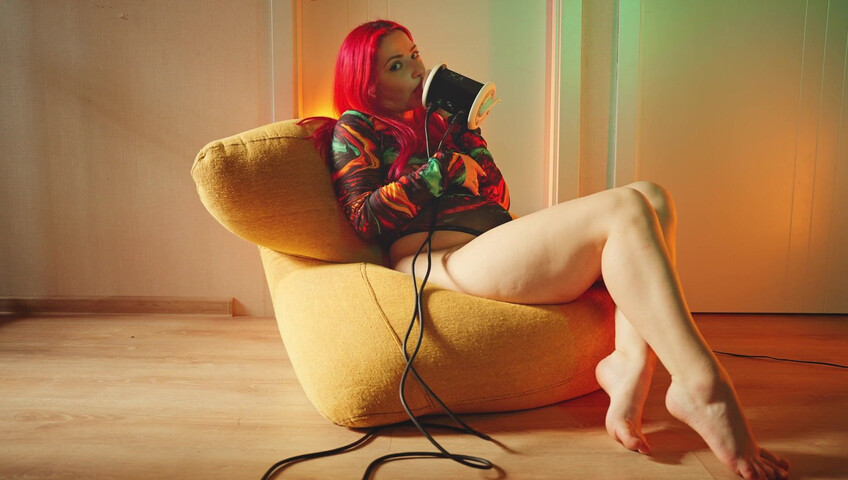 The Sounds of Girls - 29 November 2025 - ASMR Juicy Ear Licking in a Tight Bodysuit