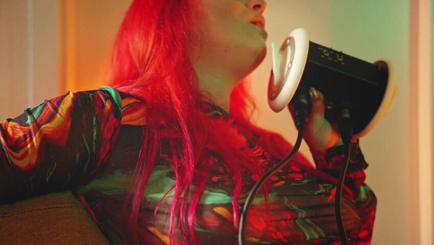 The Sounds of Girls - 29 November 2025 - ASMR Juicy Ear Licking in a Tight Bodysuit